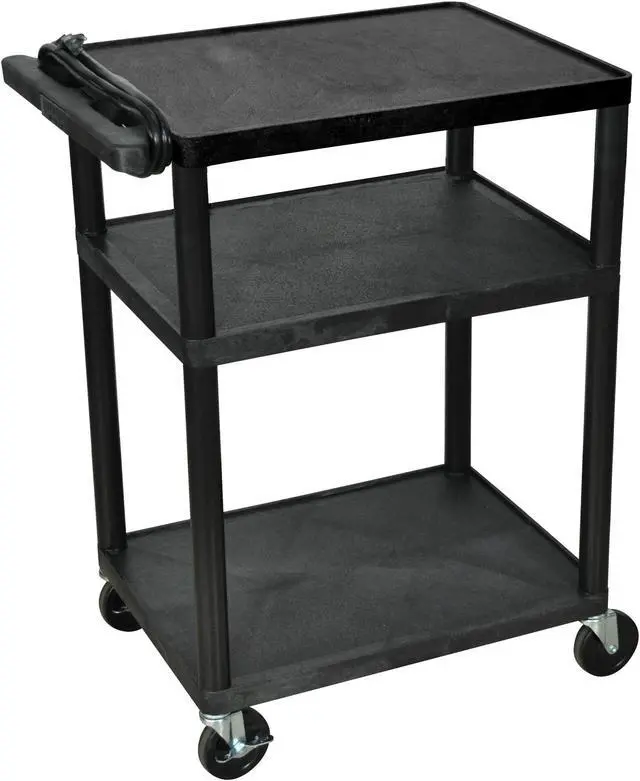 Alt view image 2 of 9 - Luxor LP34E-B 34" Plastic Table with Electric