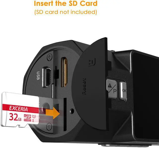 Alt view image 6 of 7 - Vantrue N2 Dual Dash Cam - 1080P FHD +HDR Front and Back Wide Angle Dual Lens In Car 1.5" LCD Dashboard Camera DVR Video Recorder with G-Sensor, Parking Mode & Super Night Vision