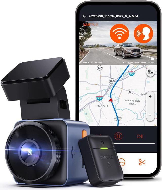 Dash Cam Front and Rear Dash Camera WiFi/APP Control Car Camera Dash Cam  with 64G Card 2.5K Front Dash Cam+1080P Rear Dashcams with Super Night