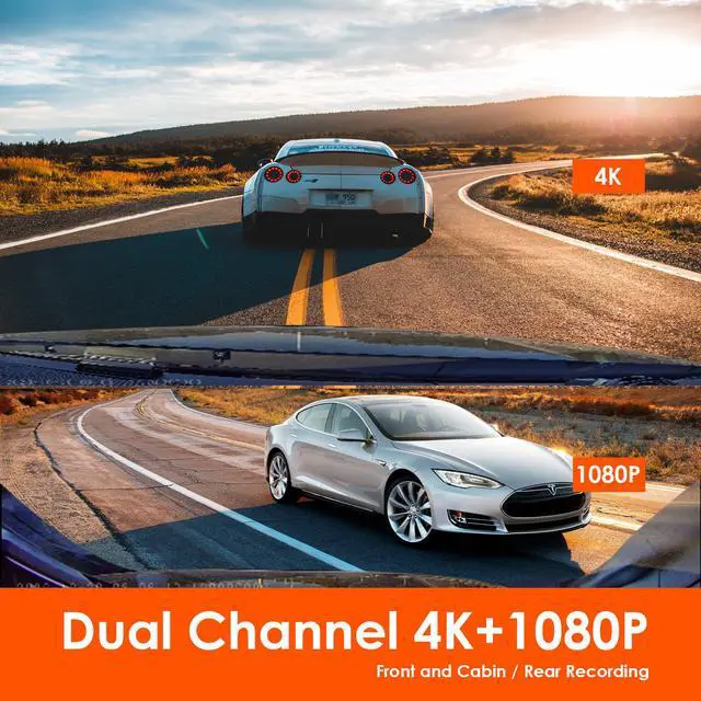 Alt view image 6 of 7 - Vantrue N4-G Dual Dash Cam 3 Channel 1440P Front & 1080P Inside & 1080P Rear Triple Dash Camera with Infrared Night Vision, Super Capacitor, 24 Hours Parking Mode, Motion Detection, Support 256GB Max