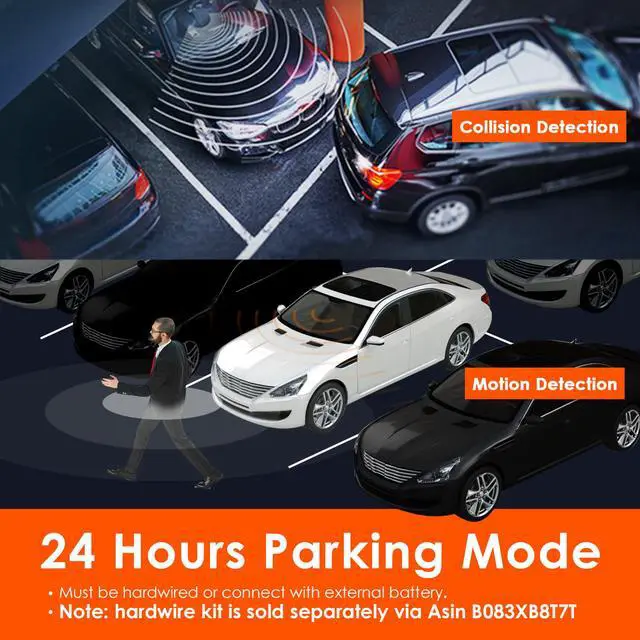 Alt view image 5 of 7 - Vantrue N4-G Dual Dash Cam 3 Channel 1440P Front & 1080P Inside & 1080P Rear Triple Dash Camera with Infrared Night Vision, Super Capacitor, 24 Hours Parking Mode, Motion Detection, Support 256GB Max