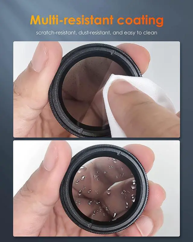 Alt view image 4 of 7 - Vantrue 40mm Ultra-Slim CPL Circular Polarizer Filter for Vantrue E1, E2, E3, E1 Lite Dash Cam, Reduce Glare and Reflection, Enhance Contrast