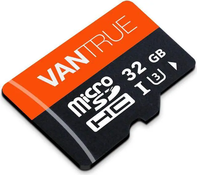 Alt view image 2 of 4 - Vantrue 32GB Micro SD Card with Adapter, U3 C10, UHS-I High Speed SD Card for Dash Cams & Home Security System Video Cameras