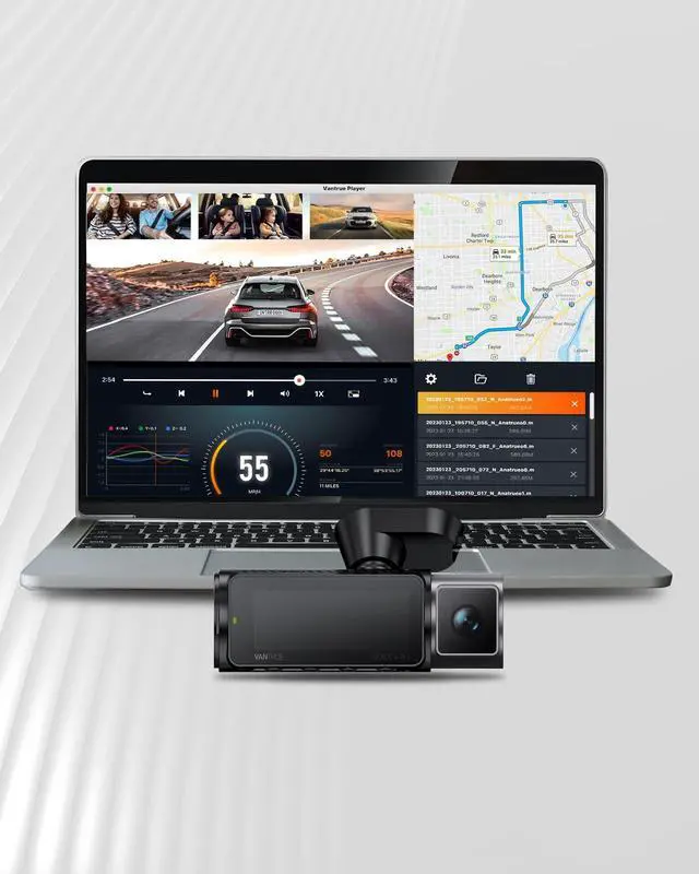 Alt view image 3 of 4 - VANTRUE N5&N4 PRO Dash Cam GPS Receiver Module Type C USB Port Adhesive Mount for Windows and Mac