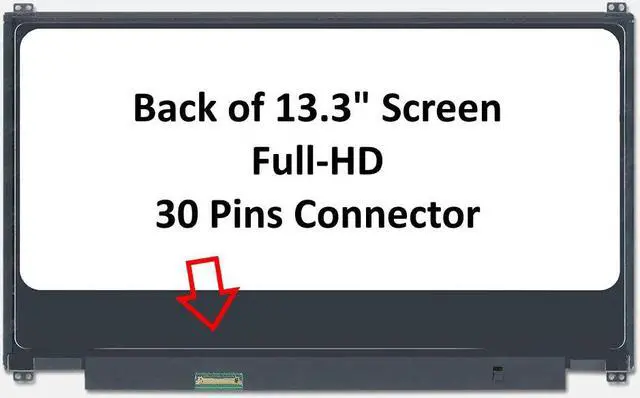 Main image of Fullcom's New 13.3 inch screen compatible with N133HCE-GA1 fit Part/No. G33C0009K110