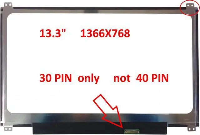 Main image of Fullcom's Toshiba Chromebook Cb35-b3330 Replacement LAPTOP LCD Screen 13.3" WXGA HD LED Diode (Substitute Replacement LCD Screen Only. Not a Laptop )