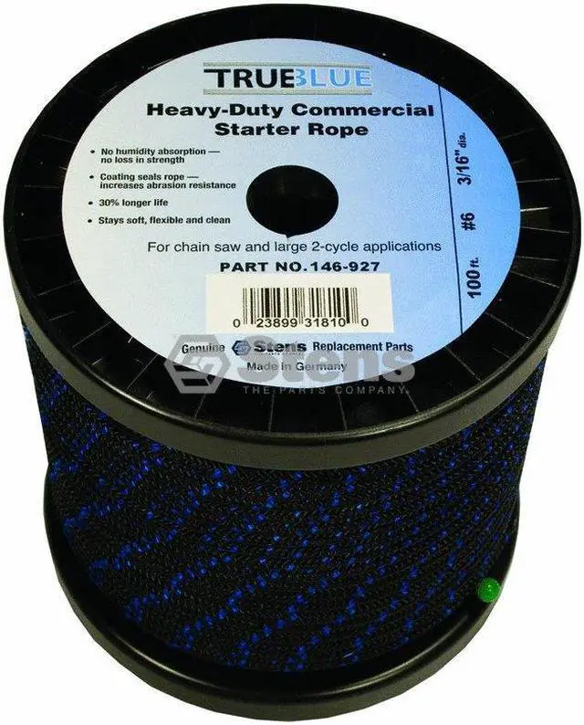 Main image of 100' TRUE BLUE STARTER ROPE FOR #6 SOLID BRAID