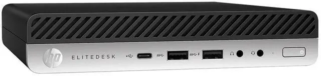 Alt view image 4 of 4 - HP EliteDesk 705 G4 mini Home and Business Desktop Mini Black (AMD Ryzen 5 PRO 2400GE 4-Core, 16GB RAM, 512GB SATA SSD, AMD RX Vega 11, Wifi, Bluetooth, 6xUSB 3.1, 3 Display Port (DP), Win 10 Pro)