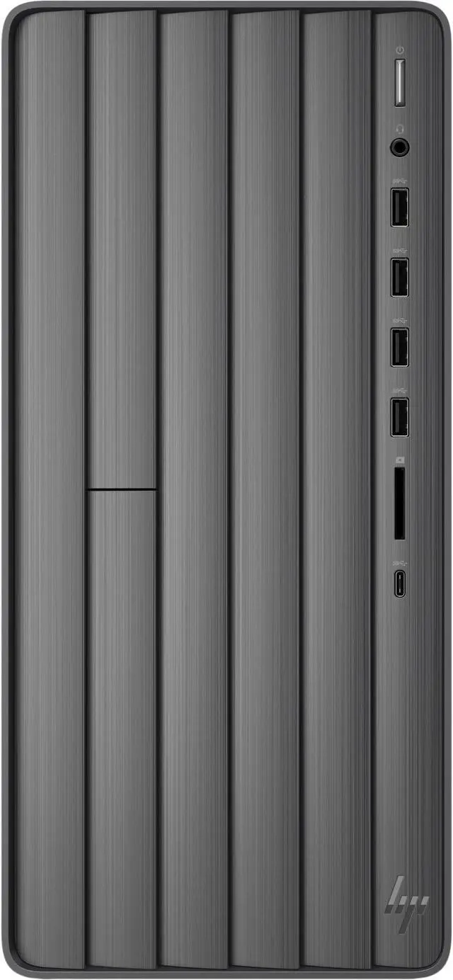 Alt view image 2 of 3 - HP ENVY TE01-1150xt Home & Business Desktop Black (Intel i7-10700 8-Core, 32GB RAM, 4TB PCIe SSD, Intel HD 630, Wifi, Bluetooth, 4xUSB 3.1, 1xHDMI, SD Card, Optical Drive, Win 11 Pro)