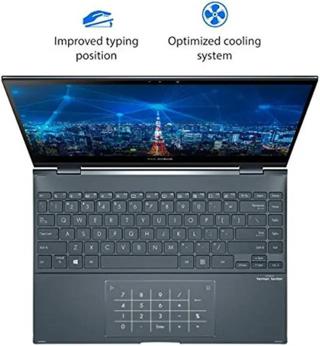 Alt view image 4 of 4 - ASUS ZenBook 13 UX363JA Home & Entertainment 2-in-1 Laptop (Intel i5-1035G1 4-Core, 8GB RAM, 512GB SSD, 13.3" Touch  Full HD (1920x1080), Intel UHD, Active Pen, Wifi, Bluetooth, Win 10 Home)