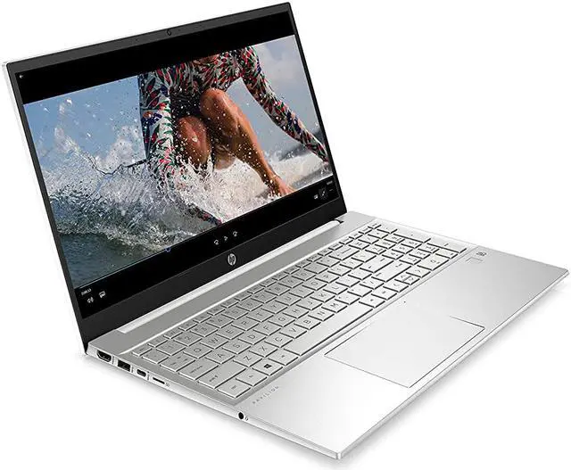 Alt view image 3 of 5 - HP Pavilion 15t-eg Home and Business Laptop (Intel i7-1165G7 4-Core, 16GB RAM, 8TB PCIe SSD, 15.6" HD (1366x768), Intel Iris Xe, Win 10 Pro) with Microsoft 365 Personal , Adobe Acrobat Standard , Hub