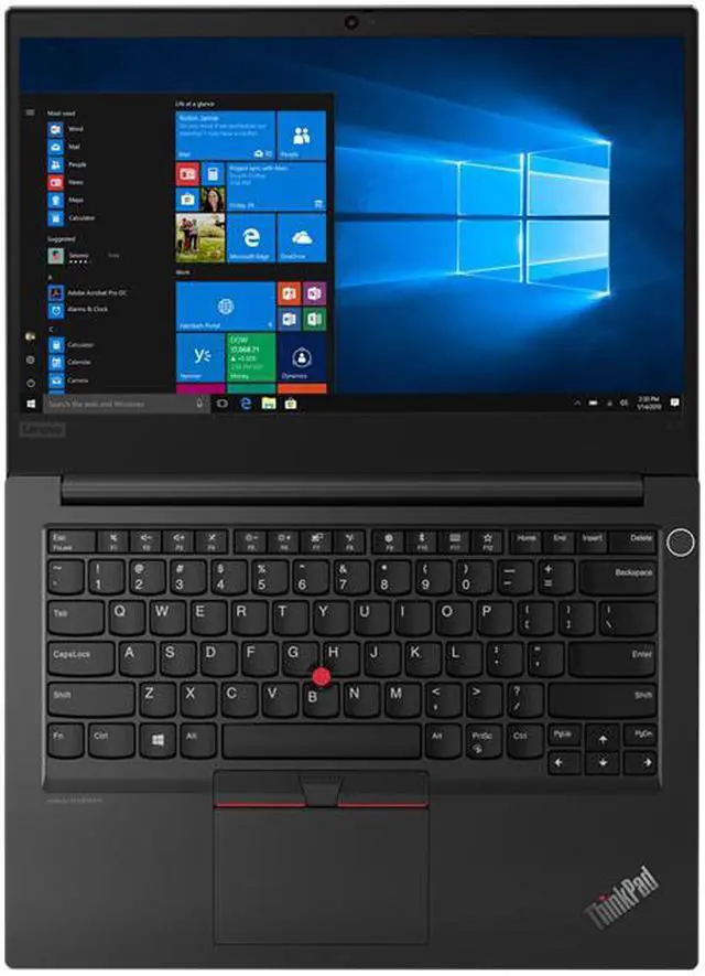 Alt view image 5 of 5 - Lenovo ThinkPad E14 Home and Business Laptop (Intel i7-10510U 4-Core, 32GB RAM, 1TB PCIe SSD, 14.0" Full HD (1920x1080), Intel UHD, Fingerprint, Wifi, Bluetooth, Webcam, 2xUSB 3.1, 1xHDMI, Win 10 Pro)