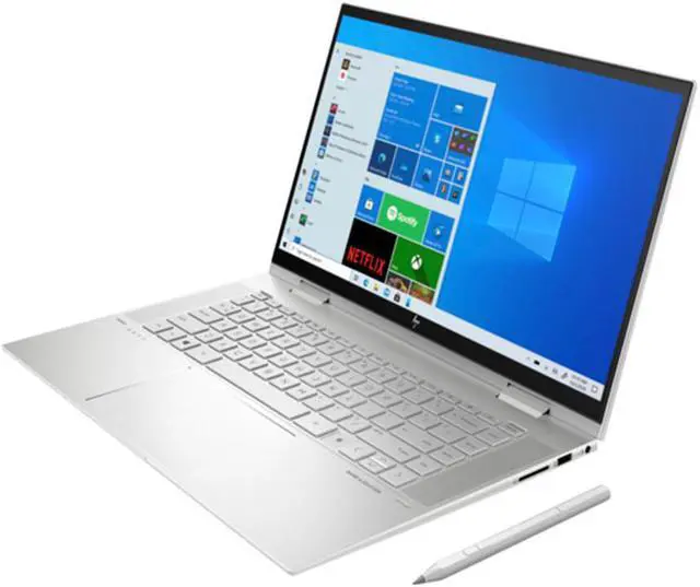 Alt view image 2 of 7 - HP ENVY x360 - 15t Home & Business 2-in-1 Laptop (Intel i7-1165G7 4-Core, 16GB RAM, 512GB SSD, 15.6" Touch  Full HD (1920x1080), Intel Iris Xe, Active Pen, Fingerprint, Wifi, Win 11 Home)