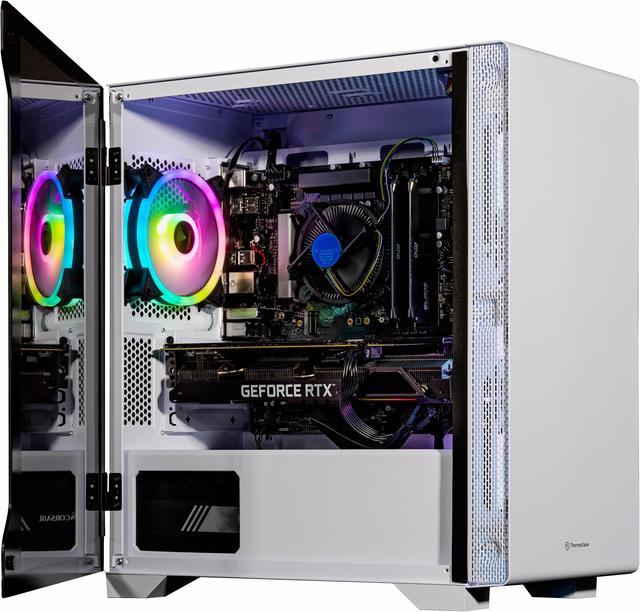 Velztorm Tempix Custom Built Gaming Desktop PC White Intel i5