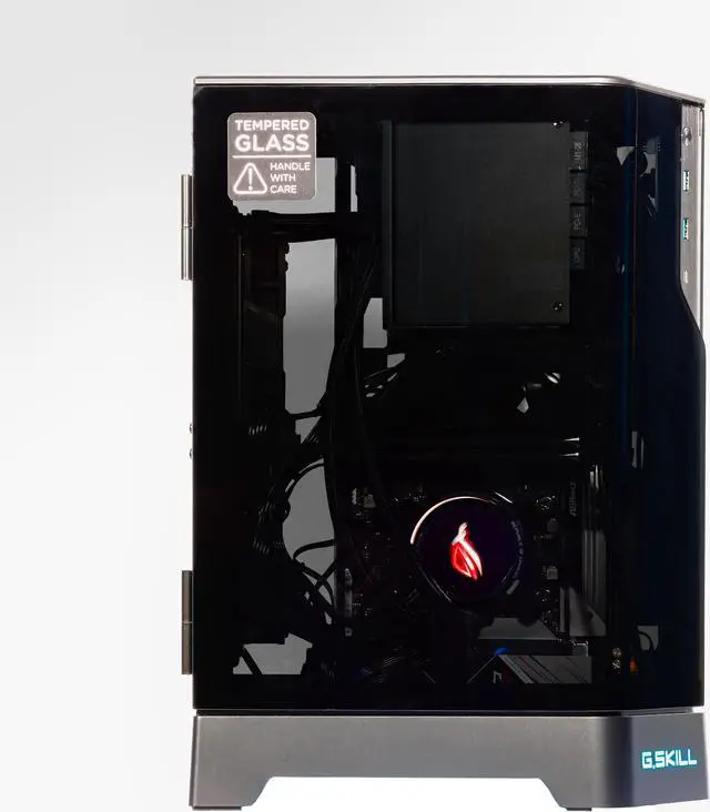Alt view image 4 of 7 - Velztorm Zenix Custom Built SFF Gaming Desktop PC (AMD Ryzen 5 5600X 6-Core, 16GB DDR4, 1TB PCIe SSD, GeForce RTX 3070 8GB, WiFi 6, BT 5.2, 240 MM AIO,RGB Fans, 750W PSU, Win 10 Home)