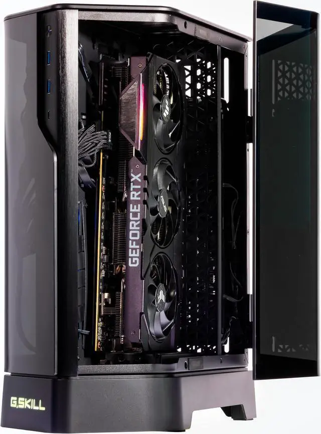 Alt view image 2 of 7 - Velztorm Zenix Custom Built SFF Gaming Desktop PC (AMD Ryzen 5 5600X 6-Core, 16GB DDR4, 1TB PCIe SSD, GeForce RTX 3070 8GB, WiFi 6, BT 5.2, 240 MM AIO,RGB Fans, 750W PSU, Win 10 Home)