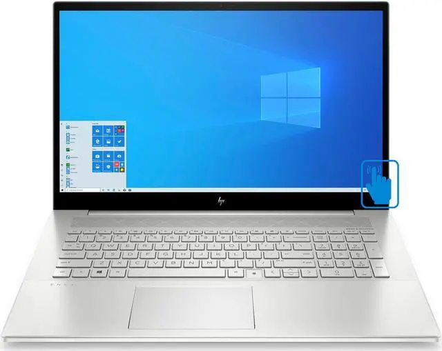 Main image of HP ENVY 17t-cg Home & Business Laptop (Intel i7-1165G7 4-Core, 17.3" 60Hz Touch Full HD (1920x1080), Intel Iris Xe, 16GB RAM, 128GB SSD + 1TB HDD, Backlit KB, Wifi, HDMI, Webcam, Win 11 Home)