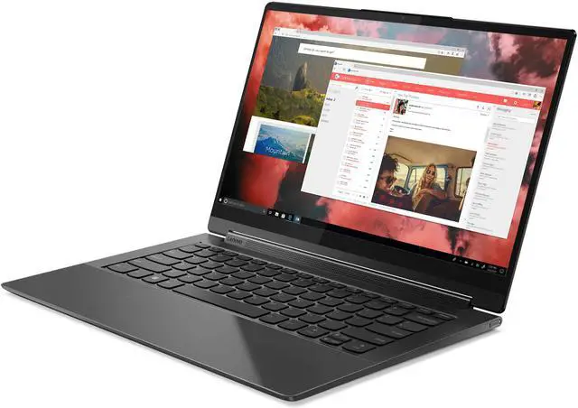Alt view image 4 of 7 - Lenovo Yoga 9i -14 Home & Entertainment 2-in-1 Laptop (Intel i7-1185G7 4-Core, 14.0" 60Hz Touch Full HD (1920x1080), Intel Iris Xe, 8GB RAM, 256GB SSD, Win 10 Home) with Travel & Work Backpack