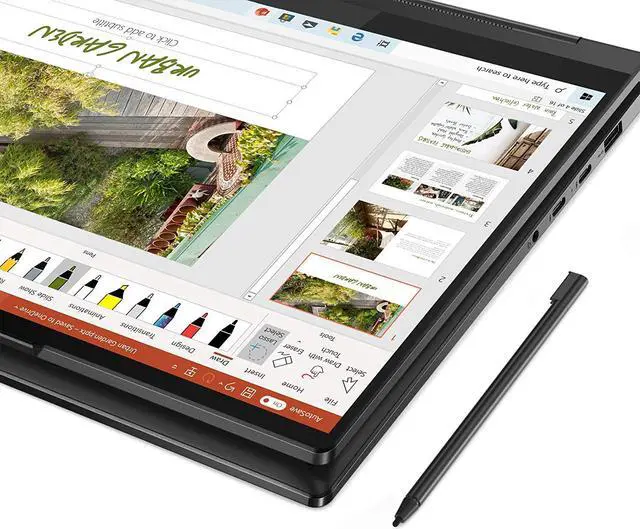Alt view image 6 of 7 - Lenovo Yoga 9i -14 Home & Entertainment 2-in-1 Laptop (Intel i7-1185G7 4-Core, 14.0" 60Hz Touch Full HD (1920x1080), Intel Iris Xe, 8GB RAM, 256GB SSD, Win 10 Home) with Travel & Work Backpack