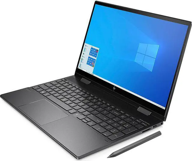Alt view image 2 of 6 - HP ENVY x360 -15 Home & Business 2-in-1 Laptop (AMD Ryzen 5 5500U 6-Core, 15.6" 60Hz Touch Full HD (1920x1080), AMD Radeon, 8GB RAM, 256GB SSD, Win 11 Home) with Travel & Work Backpack