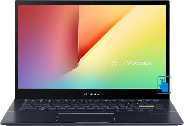 Alt view image 2 of 7 - ASUS VivoBook Flip 14 Home & Business 2-in-1 Laptop (AMD Ryzen 5 5500U 6-Core, 14.0" 60Hz Touch Full HD (1920x1080), AMD Radeon, 36GB RAM, Win 11 Home) with Travel & Work Backpack