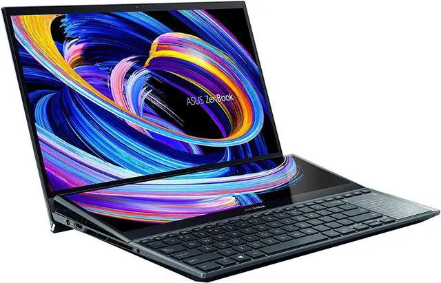 Alt view image 2 of 7 - ASUS ZenBook Pro Duo 15 Gaming & Business Laptop (Intel i9-11900H 8-Core, 15.6" 60Hz Touch Full HD (1920x1080), NVIDIA RTX 3060, 32GB RAM, 2TB PCIe SSD, Backlit KB, Wifi, USB 3.2, Win 11 Pro)