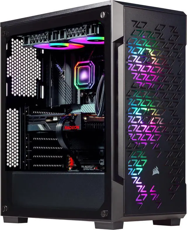 Main image of Velztorm Fenrix Prebuilt Gaming Desktop PC Liquid Cooled (Intel i9-12900K 16-Core, Radeon RX 6800 XT 16GB, 16GB DDR4, 1TB m.2 SATA SSD, RGB Fans, 750W PSU, WiFi 6, BT 5.2, RJ-45, Win10H)