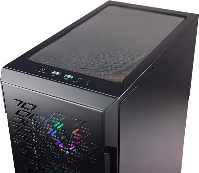 Alt view image 6 of 7 - Velztorm Fenrix Prebuilt Gaming Desktop PC Liquid Cooled (Intel i9-12900K 16-Core, Radeon RX 6800 XT 16GB, 16GB DDR4, 1TB m.2 SATA SSD, RGB Fans, 750W PSU, WiFi 6, BT 5.2, RJ-45, Win10H)