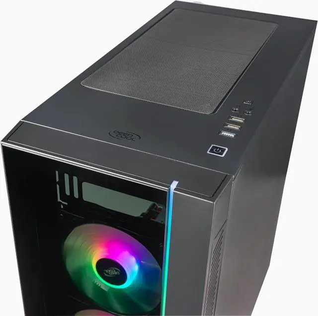 Alt view image 6 of 7 - Velztorm Aspix Custom Gaming Desktop Liquid-Cooled (Intel i9-12900K (Alder Lake) 16-Core, GeForce RTX 3080 10GB, 64GB DDR4, 2TB PCIe SSD, 240mm AIO, RGB Fans, WiFi 6, BT 5.2, Win10P)