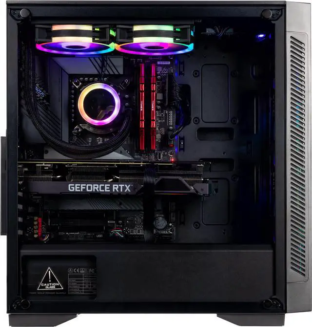 Alt view image 4 of 7 - Velztorm Aspix Custom Gaming Desktop Liquid-Cooled (Intel i9-12900K (Alder Lake) 16-Core, GeForce RTX 3080 10GB, 64GB DDR4, 2TB PCIe SSD, 240mm AIO, RGB Fans, WiFi 6, BT 5.2, Win10P)