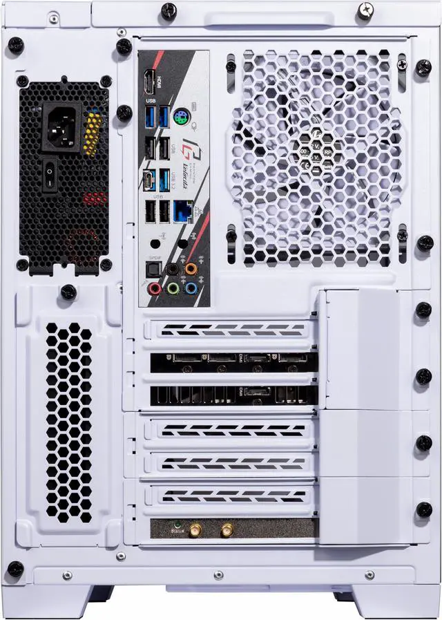 Alt view image 6 of 7 - Velztorm Mini Lux Gaming Custom Desktop (AMD Ryzen 9 5950X 16-Core, Radeon RX 6900 XT, 16GB RAM, 1TB PCIe SSD + 1TB  HDD, Wifi, USB 3.2, HDMI, Display Port, Win 10 Pro)
