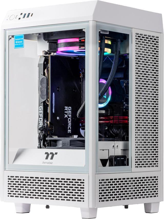 Alt view image 3 of 7 - Velztorm White Vertix Gaming Custom Desktop (AMD Ryzen 9 5900X 12-Core, GeForce RTX 3050, 16GB RAM, 1TB m.2 SATA SSD + 1TB  HDD, Wifi, USB 3.2, HDMI, Bluetooth, Display Port, Win 10 Pro)