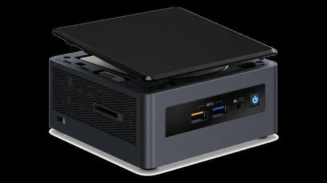 Alt view image 4 of 4 - Intel NUC NUC8I3CYSN Home & Business Mini Desktop (Intel i3-8121U 2-Core, AMD Radeon 540, 4GB RAM, 256GB m.2 SATA SSD + 500GB HDD (2.5), Wifi, HDMI, Bluetooth, SD Card, Win 11 Pro)