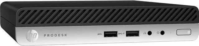 Main image of HP ProDesk 400 G5 Home & Business Mini Desktop Black (Intel i5-9500T 6-Core, 32GB RAM, 256GB PCIe SSD, Intel UHD 630, Wifi, Bluetooth, 3xUSB 3.1, 1xHDMI, 1 Display Port (DP), Win 10 Pro)