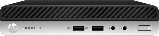 Alt view image 2 of 3 - HP ProDesk 400 G5 Home & Business Mini Desktop Black (Intel i5-9500T 6-Core, 32GB RAM, 256GB PCIe SSD, Intel UHD 630, Wifi, Bluetooth, 3xUSB 3.1, 1xHDMI, 1 Display Port (DP), Win 10 Pro)