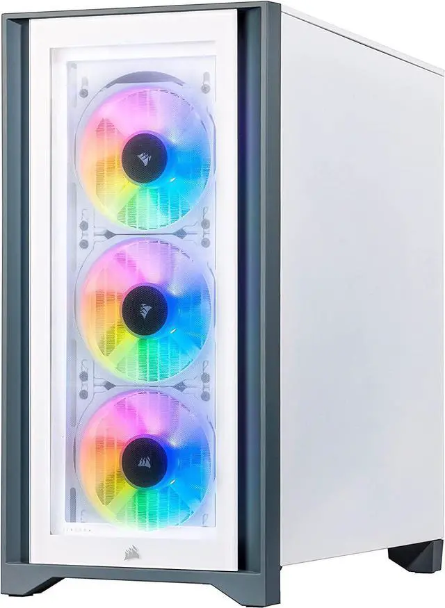 Alt view image 3 of 7 - Velztorm Argentux Custom Built Gaming Desktop PC White (Intel i7-10700F 8-Core, 32GB RAM, 1TB HDD (3.5), Radeon RX 6800 XT, Wifi, Bluetooth, 1xUSB 3.2, 1xUSB 3.0, 1xHDMI, Win 10 Pro)