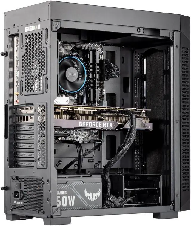 Alt view image 4 of 7 - Velztorm Pallidux Workstation Business Desktop PC (Intel i5-12400 (Alder Lake) 6-Core, GeForce GTX 1050 Ti 4GB, 32GB DDR4, 512GB PCIe SSD + 2TB HDD (3.5), AC WiFi, BT 5.1, Win10Home) VELZ0055