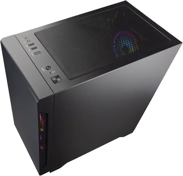 Alt view image 6 of 7 - Velztorm Erebix Custom Built Gaming Desktop PC (AMD Ryzen 3 3100, Radeon RX570 8G, 32GB DDR4, 2TB PCIe SSD + 2TB HDD, 750W PSU, WiFi 4, RJ-45, HDMI, Win 11 Home)