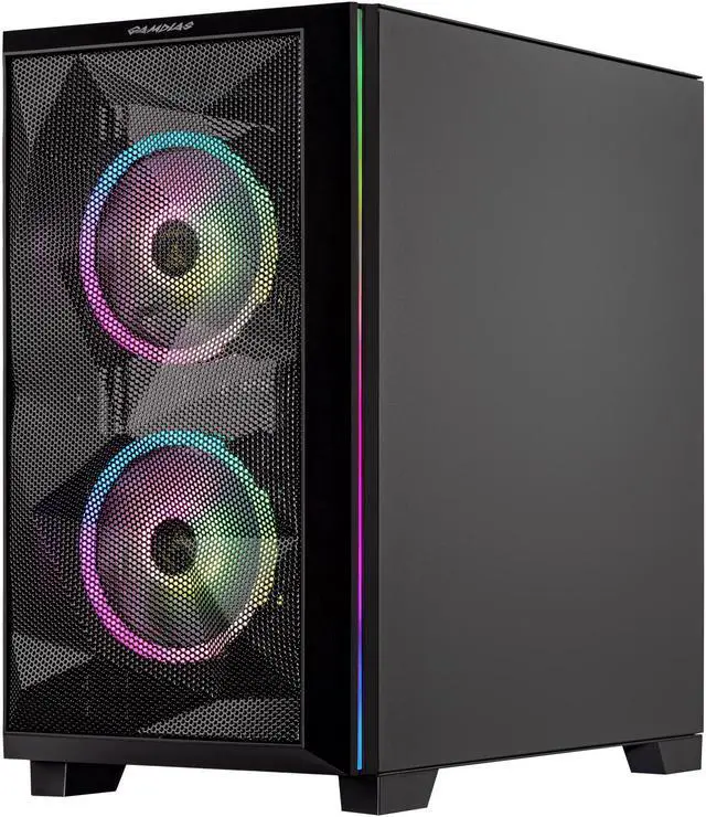 Alt view image 5 of 7 - Velztorm Mini Pilum CTO Gaming Desktop PC (AMD Ryzen 7 - 5700X 8-Core, GeForce RTX 3070, 64GB DDR4, 1TB PCIe SSD + 2TB HDD (3.5), 120mm AIO, RGB Fans, 750W PSU, WiFi 5, BT, Win11P) VELZ0058