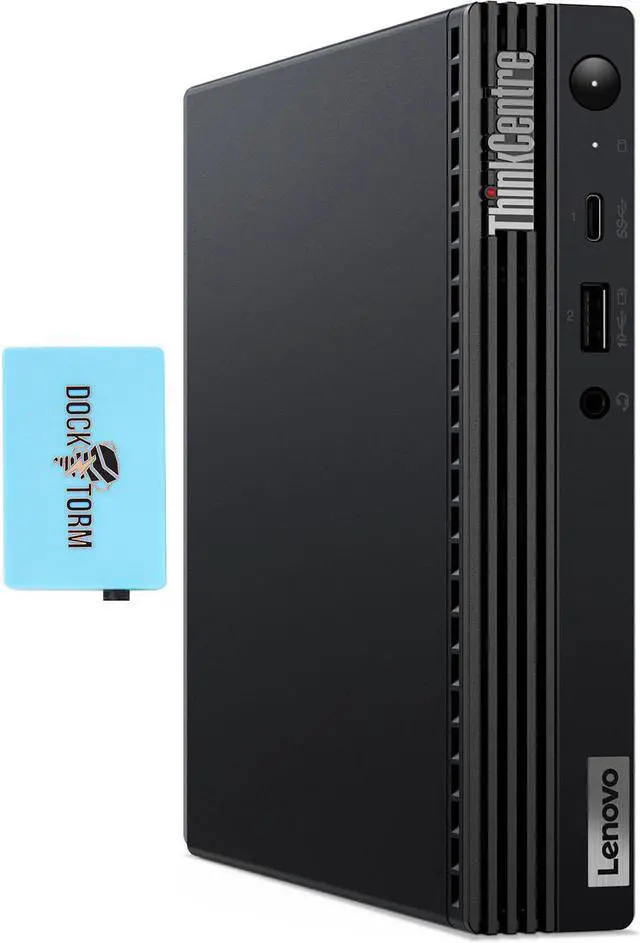 Main image of 2022 Lenovo ThinkCentre M70q Tiny Business Desktop (Intel i3-10100T 4-Core, 32GB RAM, 512GB PCIe SSD + 1TB HDD (2.5), Intel UHD 630,WiFi 6,BT 5.1,USB Keyboard and Mouse,HDMI,USB 3.2, Win11Pro) w/Hub