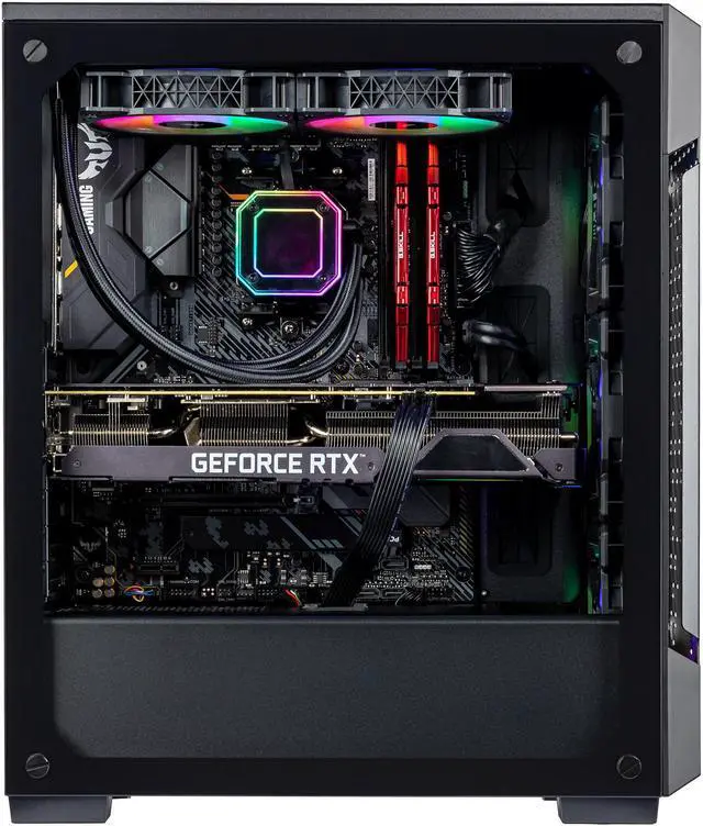 Alt view image 3 of 7 - Velztorm Ferrux Custom Built Gaming Desktop PC (AMD Ryzen 9 - 5900X 12-Core, 128GB RAM, 512GB PCIe SSD + 6TB HDD (3.5), NVIDIA GeForce RTX 3070, Wifi, 2xUSB 3.0, 1xHDMI, Win 10 Home)