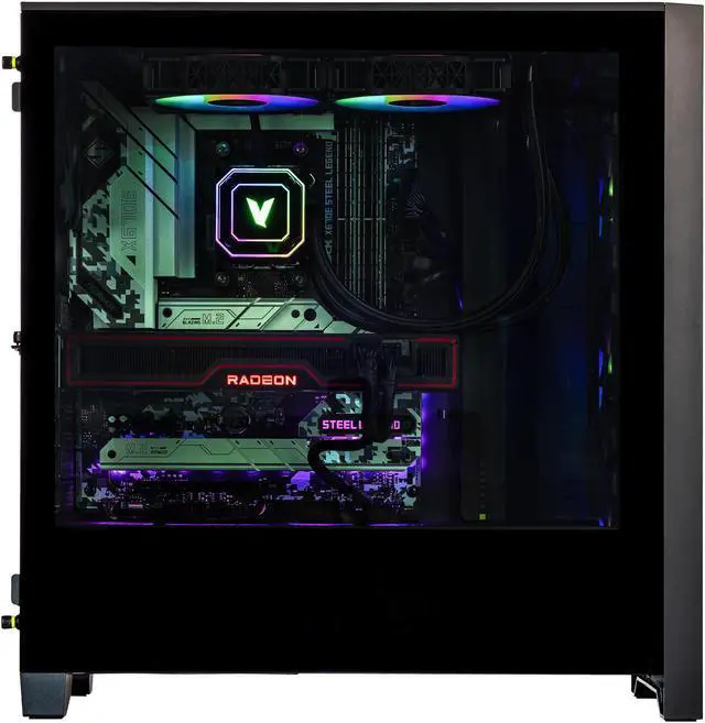 Alt view image 3 of 7 - Velztorm Armix CTO Gaming Desktop PC (AMD Ryzen 9 7900X 12-Core, Radeon RX 6900 XT, 16GB DDR5, 512GB PCIe SSD + 1TB HDD (3.5), 240mm AIO, RGB Fans, 1000W PSU, WiFi 6, BT 5.3, Win10Home) VELZ0068