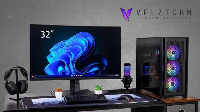 Alt view image 2 of 7 - Velztorm Armix CTO Gaming Desktop PC (AMD Ryzen 9 7900X 12-Core, Radeon RX 6900 XT, 16GB DDR5, 512GB PCIe SSD + 1TB HDD (3.5), 240mm AIO, RGB Fans, 1000W PSU, WiFi 6, BT 5.3, Win10Home) VELZ0068