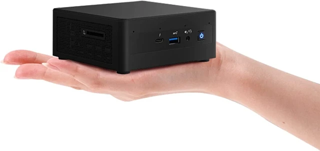 Alt view image 2 of 4 - Intel NUC11PAHi5 Home & Business Mini Desktop (Intel i5-1135G7 4-Core, Integrated Graphics, 8GB RAM, 128GB m.2 SATA SSD, Wifi, USB 3.2, HDMI, Bluetooth, Win 10 Pro) with WD19S 180W Dock