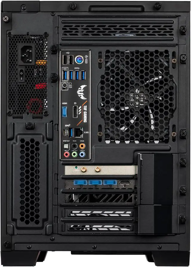 Alt view image 7 of 7 - Velztorm Gemmix Custom Built Gaming Desktop PC (AMD Ryzen 7 5700X 8-Core, Radeon RX 6900 XT, 64GB RAM, 2x1TB PCIe SSD RAID 0  (2TB), Wifi, USB 3.2, HDMI, Display Port, Win 10 Home)