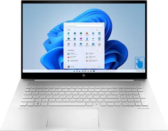 Main image of HP ENVY Laptop 17 Home & Business Laptop (Intel i7-1255U 10-Core, 17.3" 60Hz Touch Full HD (1920x1080), Intel Iris Xe, 32GB RAM, 1TB PCIe SSD, Backlit KB, Wifi, HDMI, Webcam, Win 11 Home)