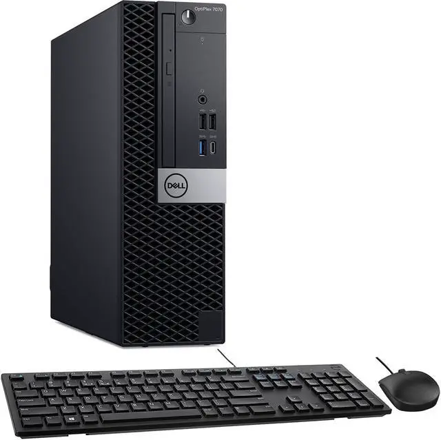 Alt view image 5 of 5 - Dell OptiPlex 7070 SFF Home & Business Mini Desktop (Intel i7-9700 8-Core, Intel UHD 630, 16GB RAM, 2TB SATA SSD, USB 3.2, HDMI, Display Port, Optical Drive, Win 11 Pro)