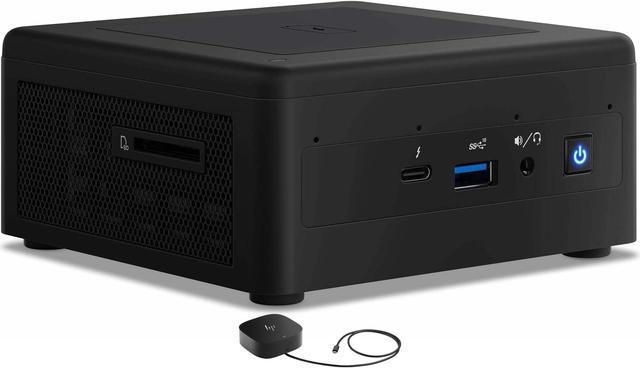 Intel NUC Kit RNUC11PAHI30Z01 Home & Business Mini Desktop (Intel i3-1115G4  2-Core, Intel UHD, 4GB RAM, 128GB m.2 SATA SSD + 1TB HDD (2.5), Wifi, USB 