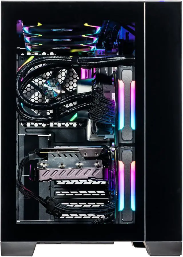 Alt view image 6 of 7 - Velztorm Galax Custom Built Gaming Desktop PC Black (AMD Ryzen 7 - 5800X 8-Core, 64GB RAM, 1TB PCIe SSD, NVIDIA GeForce GTX 1050 Ti, Wifi, 4xUSB 3.0, 1xHDMI, Win 10 Pro)