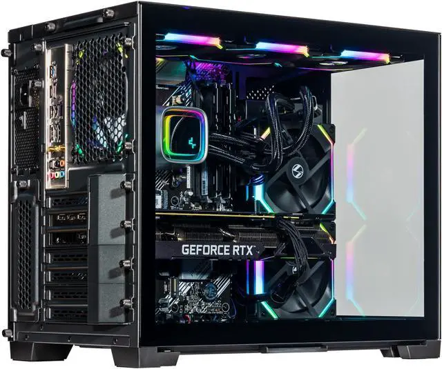 Alt view image 4 of 7 - Velztorm Galax Custom Built Gaming Desktop PC Black (AMD Ryzen 7 - 5800X 8-Core, 64GB RAM, 1TB PCIe SSD, NVIDIA GeForce GTX 1050 Ti, Wifi, 4xUSB 3.0, 1xHDMI, Win 10 Pro)